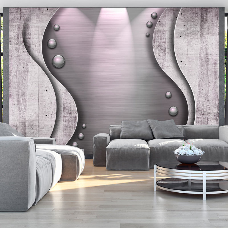 Dzintars Textured Matte Peel & Stick Mural, 175cm W x 245cm L, Brown