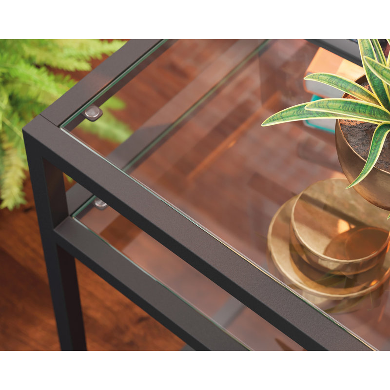 Guercio Glass Top End Table