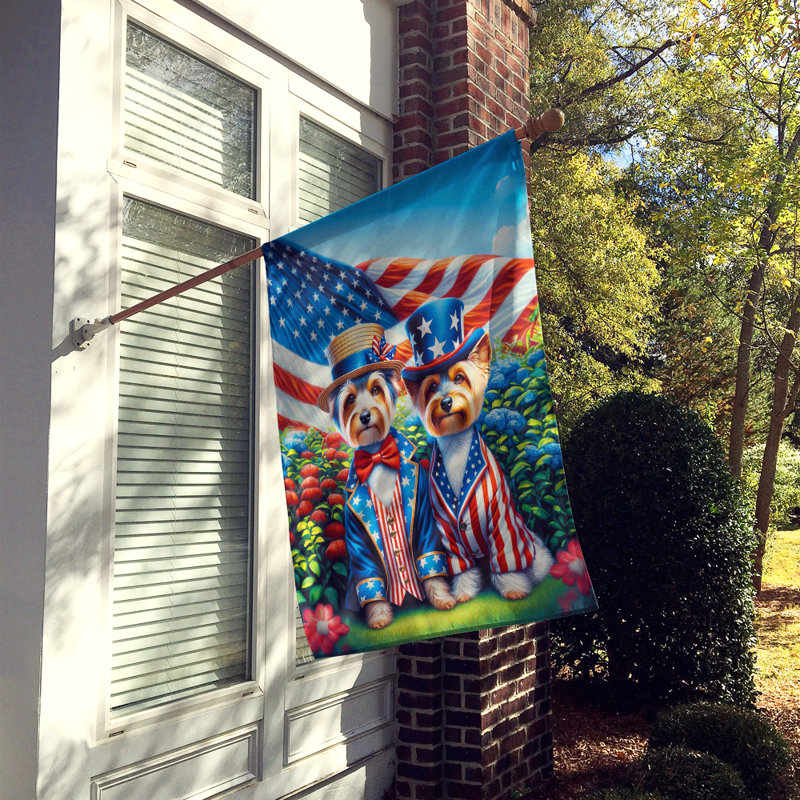 Drapeau «All American House», Terrier à poil soyeux