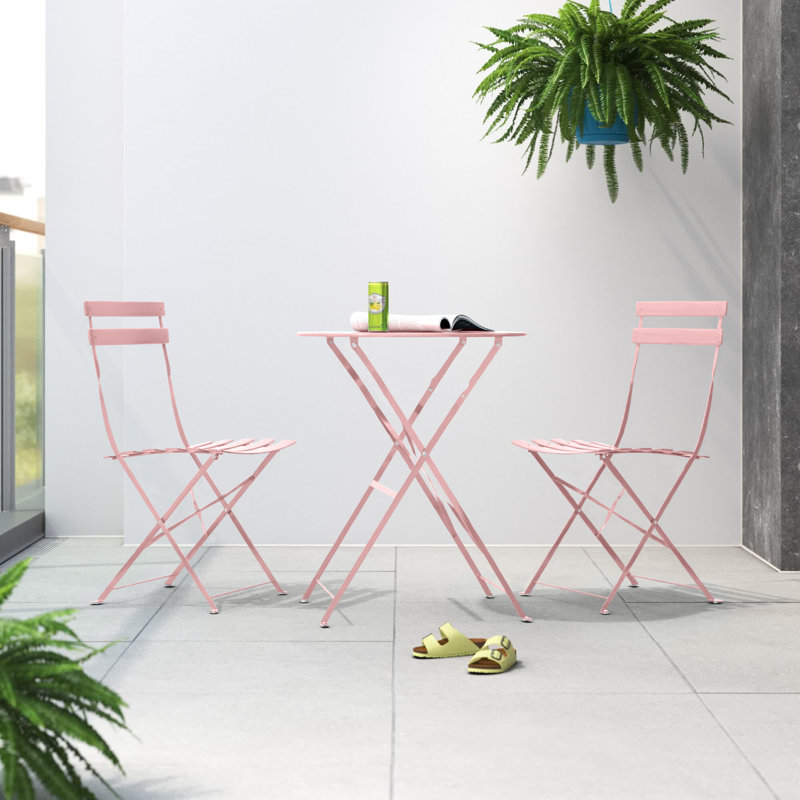 Aadhvika Bistro Set, Pink