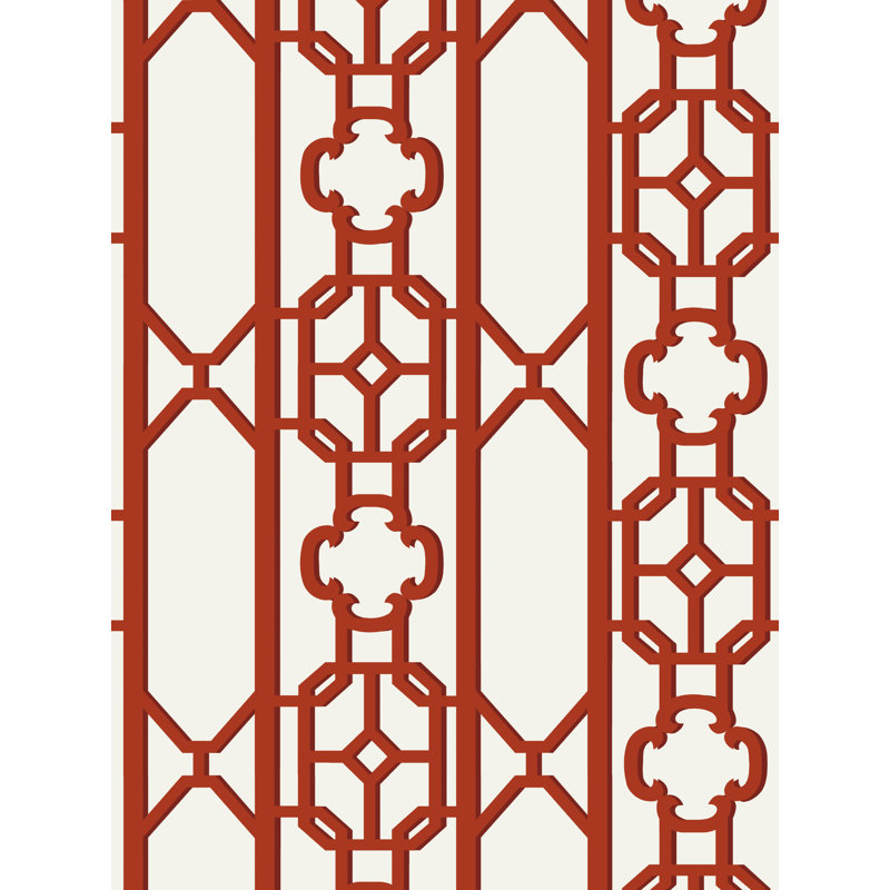 JOANNA FRET WALLCOVERING, Red