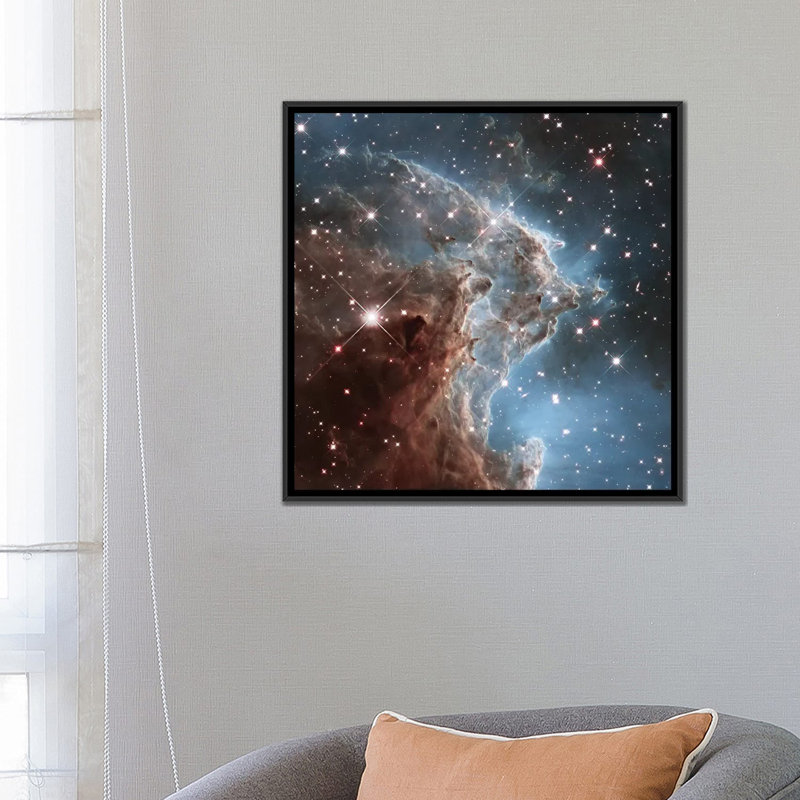 «NGC 2174 (Monkey Head Nebula) (Hubble Space Telescope 24th Anniversary Image)», impression sur toile, Toile tendue