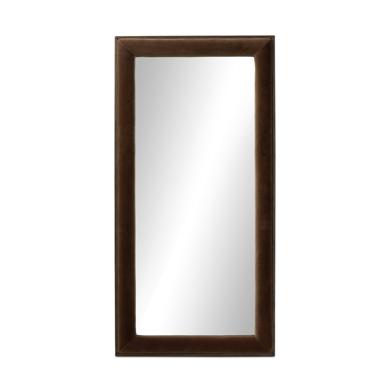 Velaz Rectangle Floor Mirror, Surrey Mink
