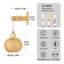 Alsion Manufactured Wood Armed Sconce