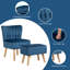 Fauteuil de chambre avec repose-pieds Abarca-1256869834