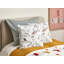 Dempsey Animal Print White Square Cushion