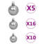Artificial Christmas Tree with LEDs&Ball Set-1919815906