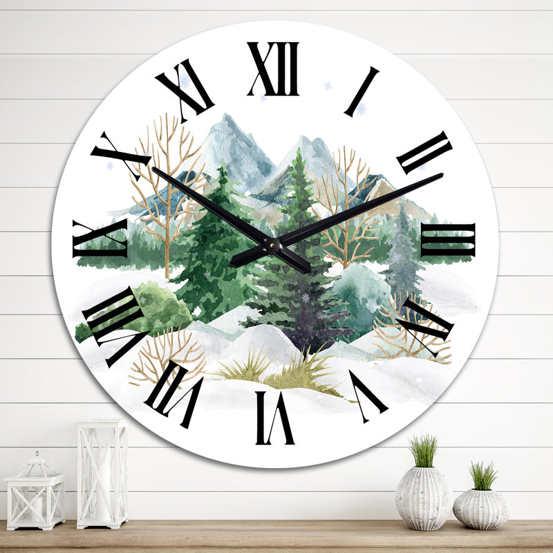 Horloge murale surdimensionnée, Grand