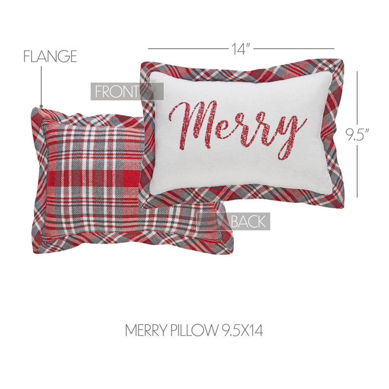 Gregor Cotton Blend Reversible Throw Pillow