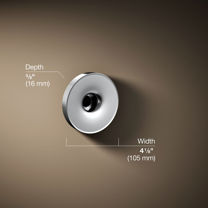Laminar Wall- or Ceiling-Mount Bath Filler with 0.95" Orifice, Polished Chrome