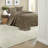 Reversible Oversized Mocha Bedding Set, Cotton Comfort For Home