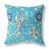 Bleu / turquoise floral