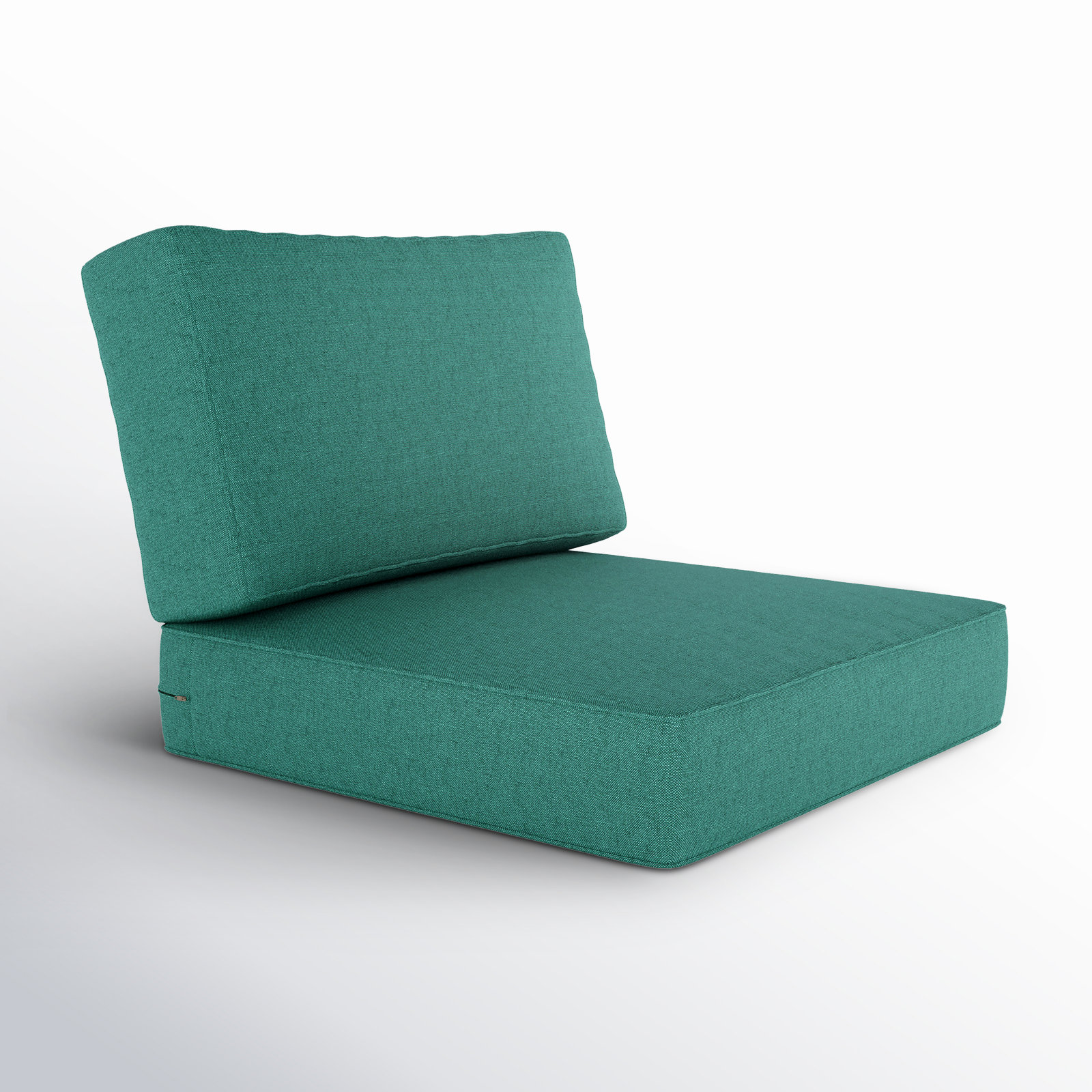 Lani Outdoor Sunbrella Seat/Back Cushion, Cast Breeze Sunbrella® Plainweave