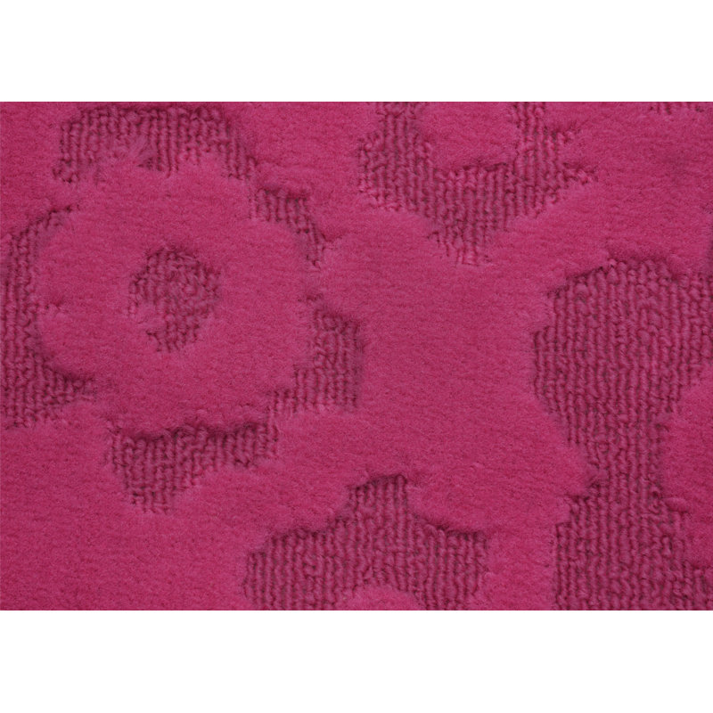 Tapis décoratif rose Touffeté à motif floral 5 pi x 7 pi, 5 pi x 7 pi