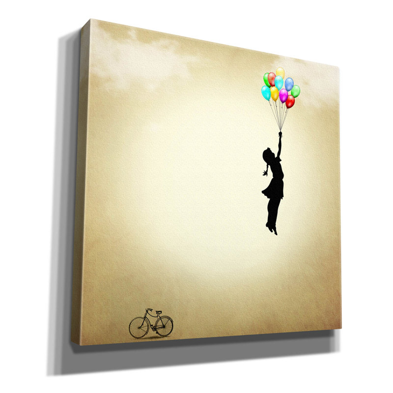 'Balloon' by Mark Ashkenazi Canvas Wall Art, 26" H x 26" W x 1.5" D