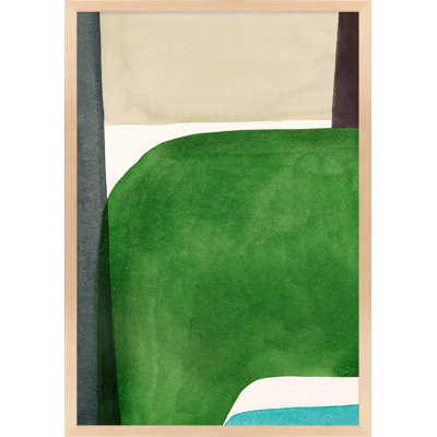 «Reliable Green» par Julia Balfour - Art mural encadré