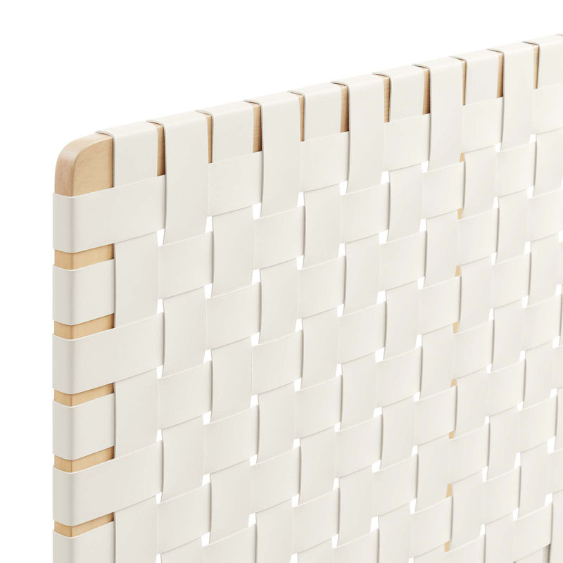 Modway Sparta Solid Wood Headboard, Beige, King