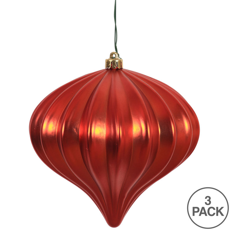 Ornement de Noël 5,7 po UV, Rouge