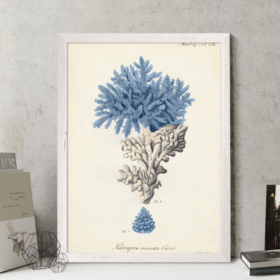 « corail antique en bleu marine iii » par paul cezanne-cadre photo, reproduction d’art