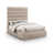 Tissu chenille beige