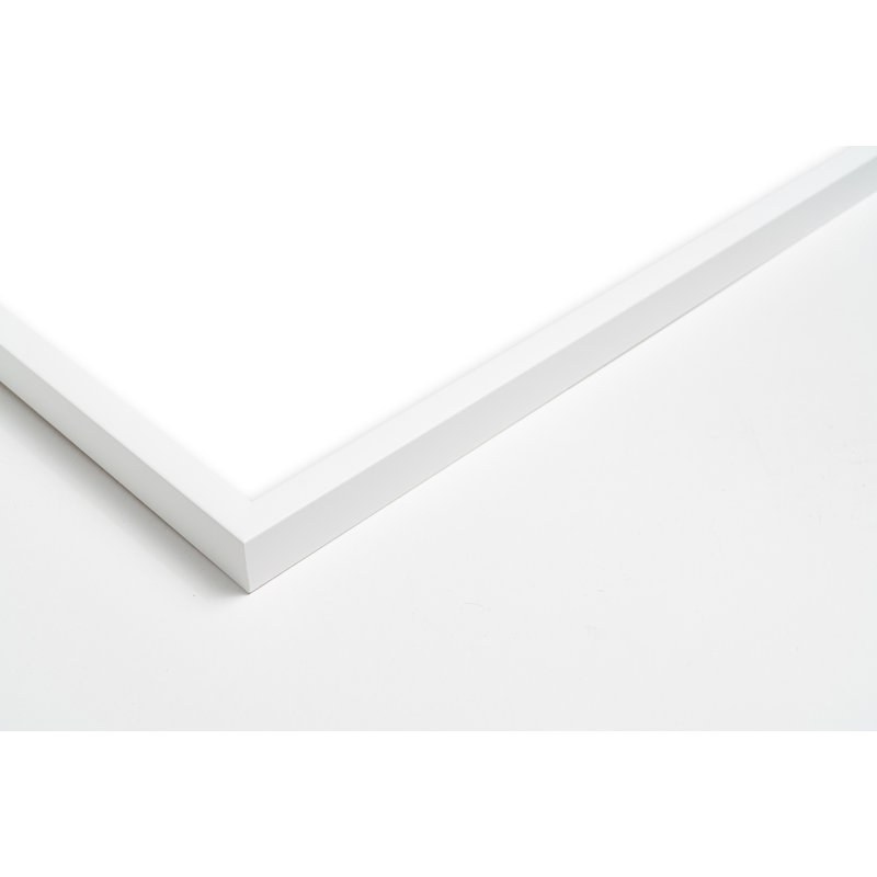 Menton Linework by Studio M - 3 Piece Picture Frame Print Set, White Framed, 50" H x 70" W x 1.25" D