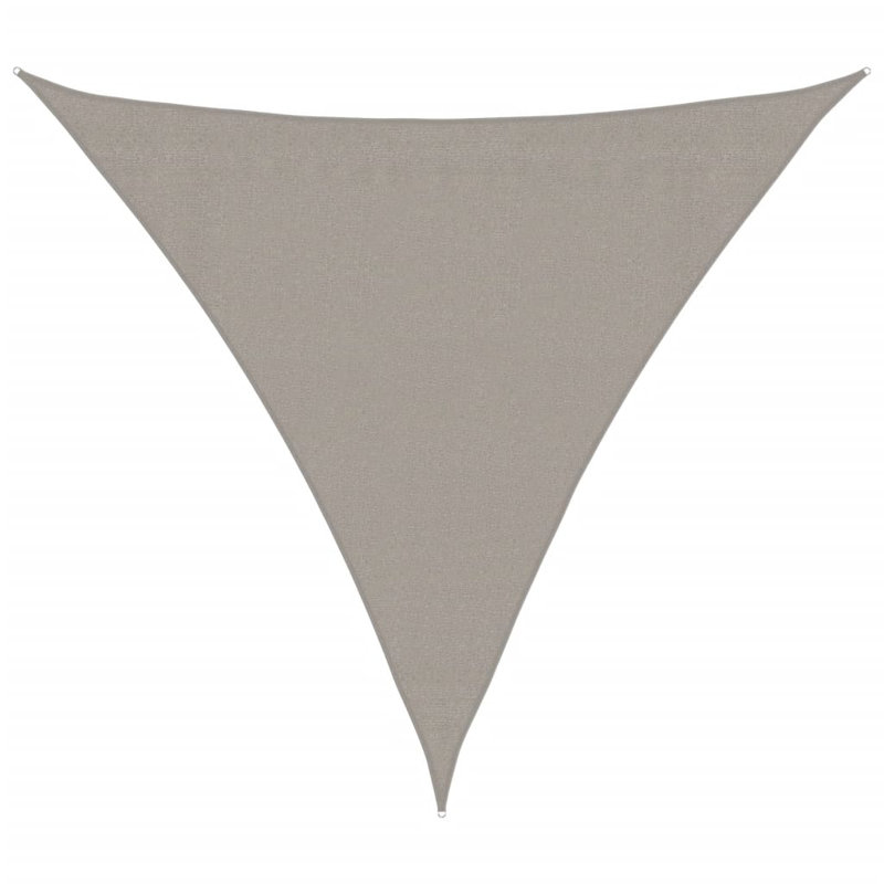 3.6m x 3.6m Triangle Shade Sail, Grey