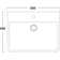 Structure Ceramic Rectangular 550mm Inset Basin