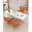 Bureau de luxe en pierre frittée clair-357721568