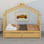 Lit en bois avec tiroirs-645429921