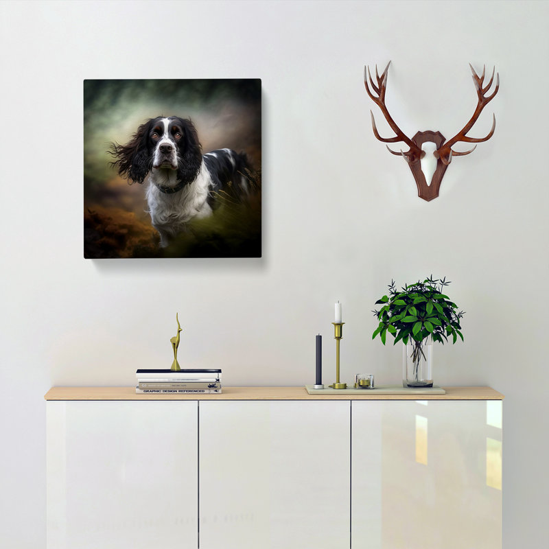 English Springer Spaniel Photograph No.1 - Wrapped Canvas, 50cm H x 50cm W x 3cm D