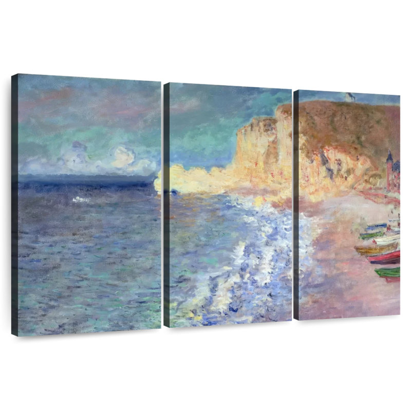 Gillard Morning At Etretat, H 20 po x l 33 po