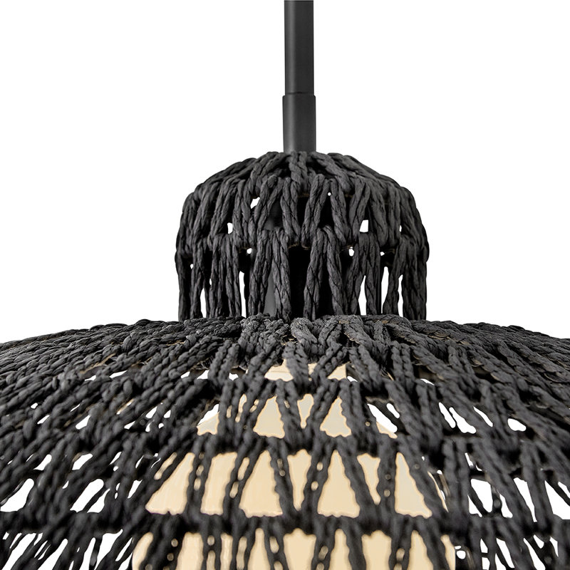 Grand luminaire suspendu Pismo, Noir