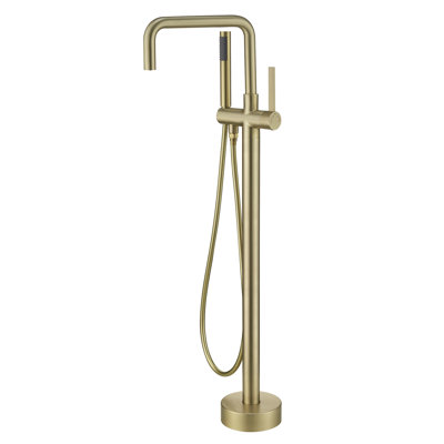 Robinet de baignoire autoportant avec douche à main
