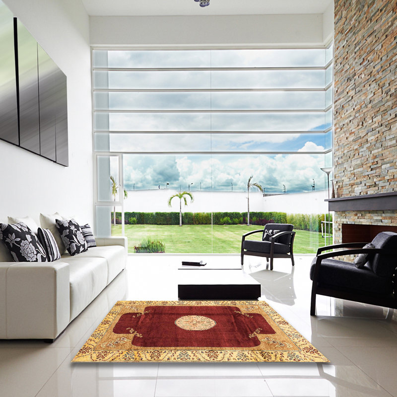 Abstract Indoor Rug, Square 8'
