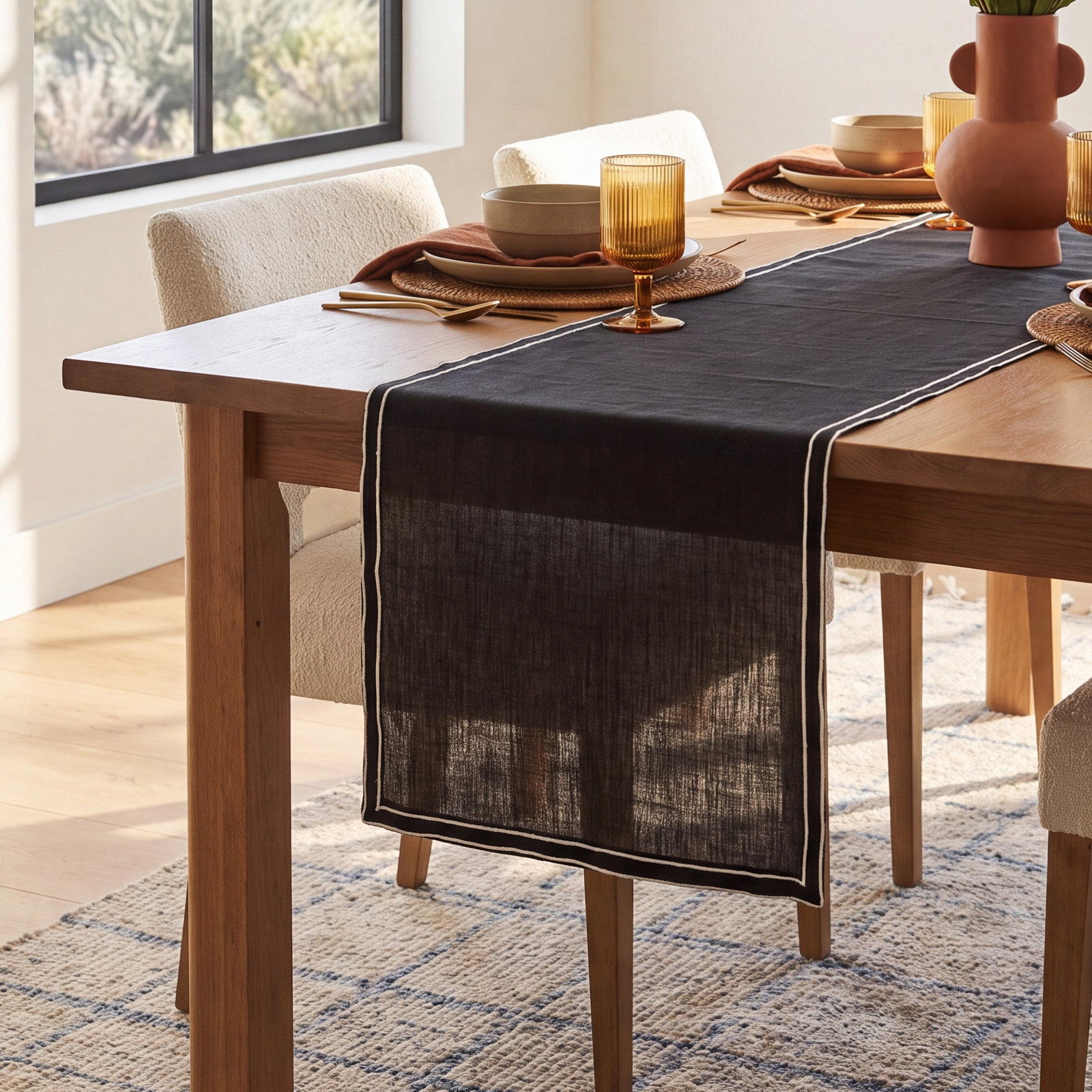 Araceli Collection 72" Linen Table Runner