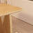 Rectangular modern solid wood dining table set-105353574