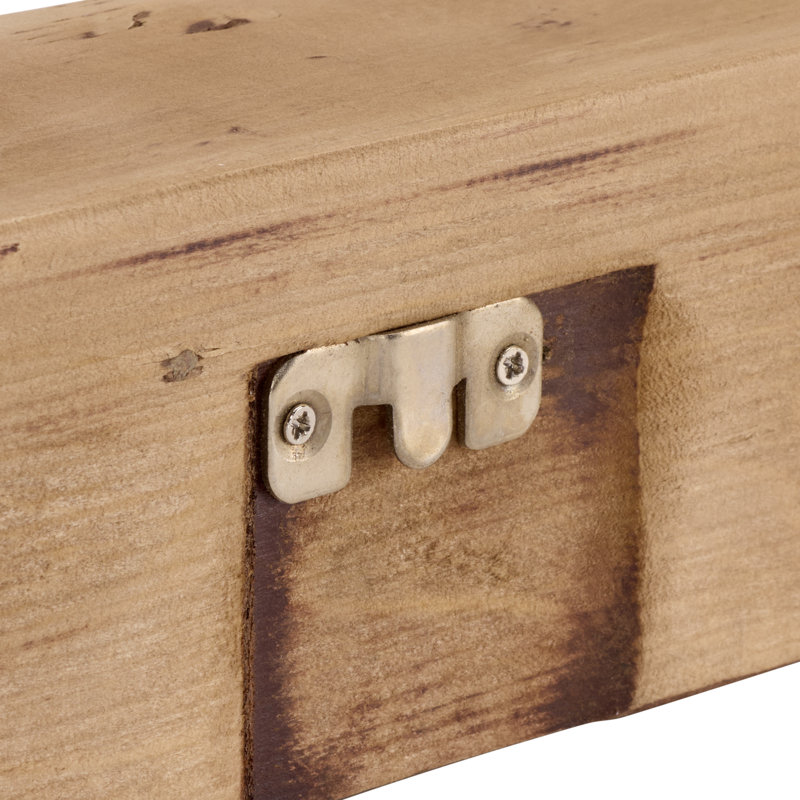 Beno Floating Mantel Shelf, Natural, 36" Width