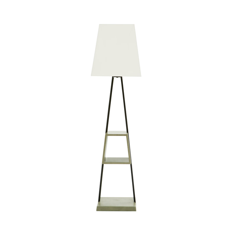 Childersburg 73'' Black Column Floor Lamp