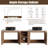 Eaton 72" Wall-Mounted Double Bathroom Vanity with Engineered Stone Top-578116994-585138593