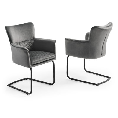 Fauteuil en velours Osier