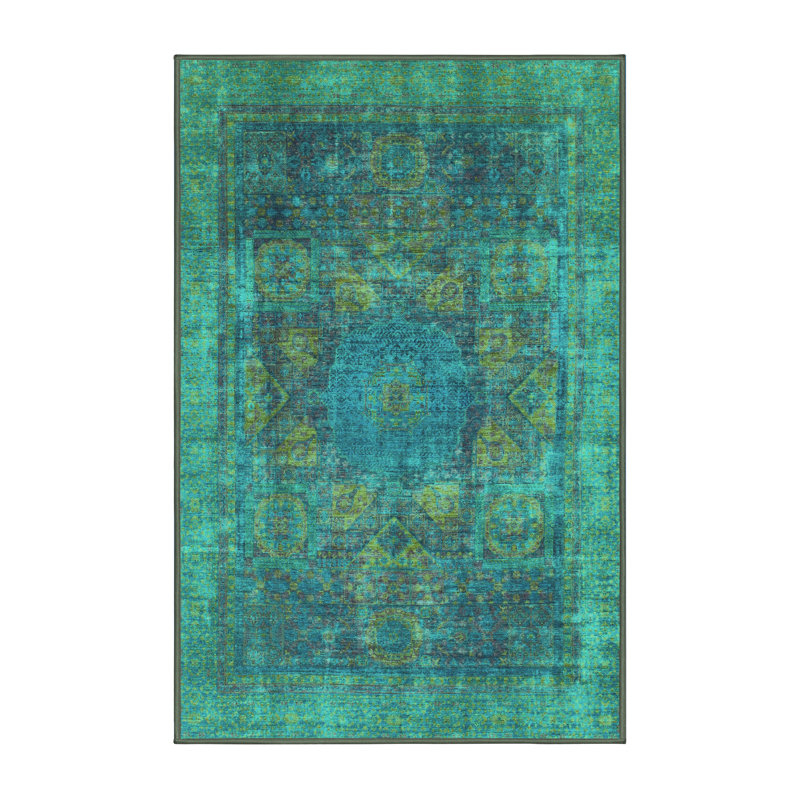 Montanye Performance Oriental Indoor Rug, Rectangle 5' x 8'