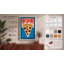 Pizza and Characters Retro - Wrapped Canvas-2057144961-2057144963