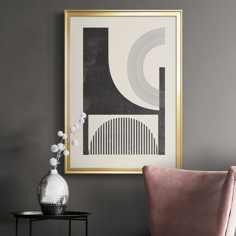 Toile encadrée Premium Inconnu Space II - Prêt à être accroché, Cadre doré, H 42,5 po x l 30,5 po x P 1 po