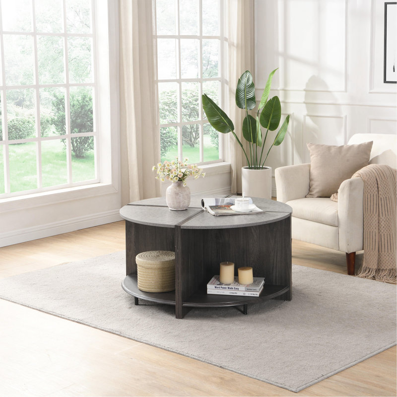 Table basse 4 pièces, Gris