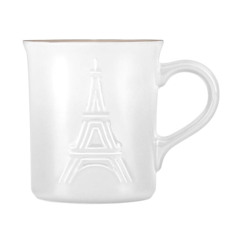 Le Creuset Eiffel Tower Collection 14Oz Mug, White