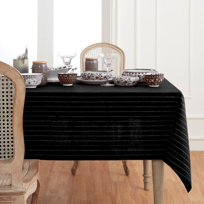 Pinstripe - 100% Pure Linen Tablecloth