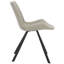 Chaise d'appoint rembourrée Saddle en gris clair