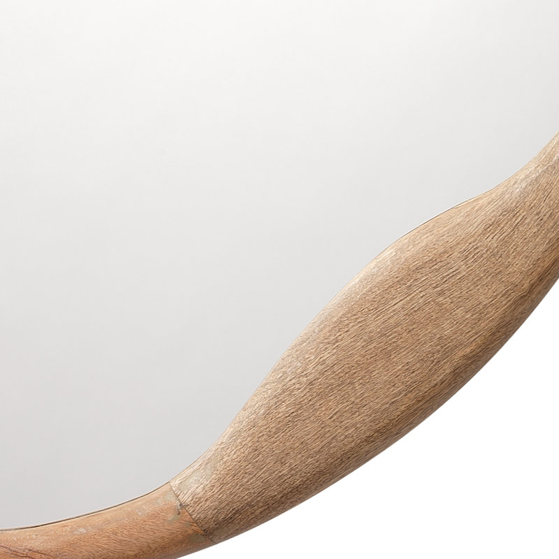 Organic Irregular Mango Wood Mirror