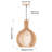 Malpress 1 - Light Light Brown Single Pendant-1999504720