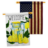 Double Sided 40'' H x 28'' W Polyester House Flag